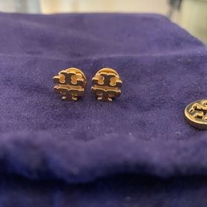 Lightly used gold Tory Burch stud earrings